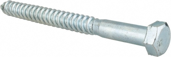 Value Collection LAGS0500550CZ 1/2" Screw, 5-1/2" Length Under Head, Steel, Hex Head Lag Screw Image