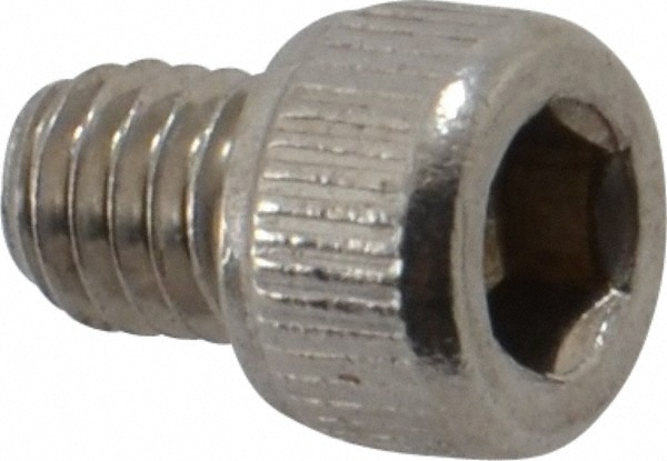 Value Collection SSCS0100025FP Hex Head Cap Screw: #10-32 x 1/4", Grade 18-8 Stainless Steel, Uncoated Image