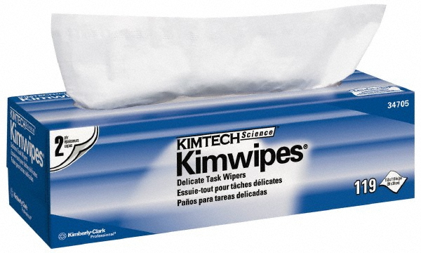Clean Room Wipes: Dry, 120 Sheet/Pack