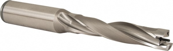 Replaceable-Tip Drill: 19.85 to 20 mm Dia, 100.08 mm Max Depth, 25.4 mm Straight-Cylindrical Shank