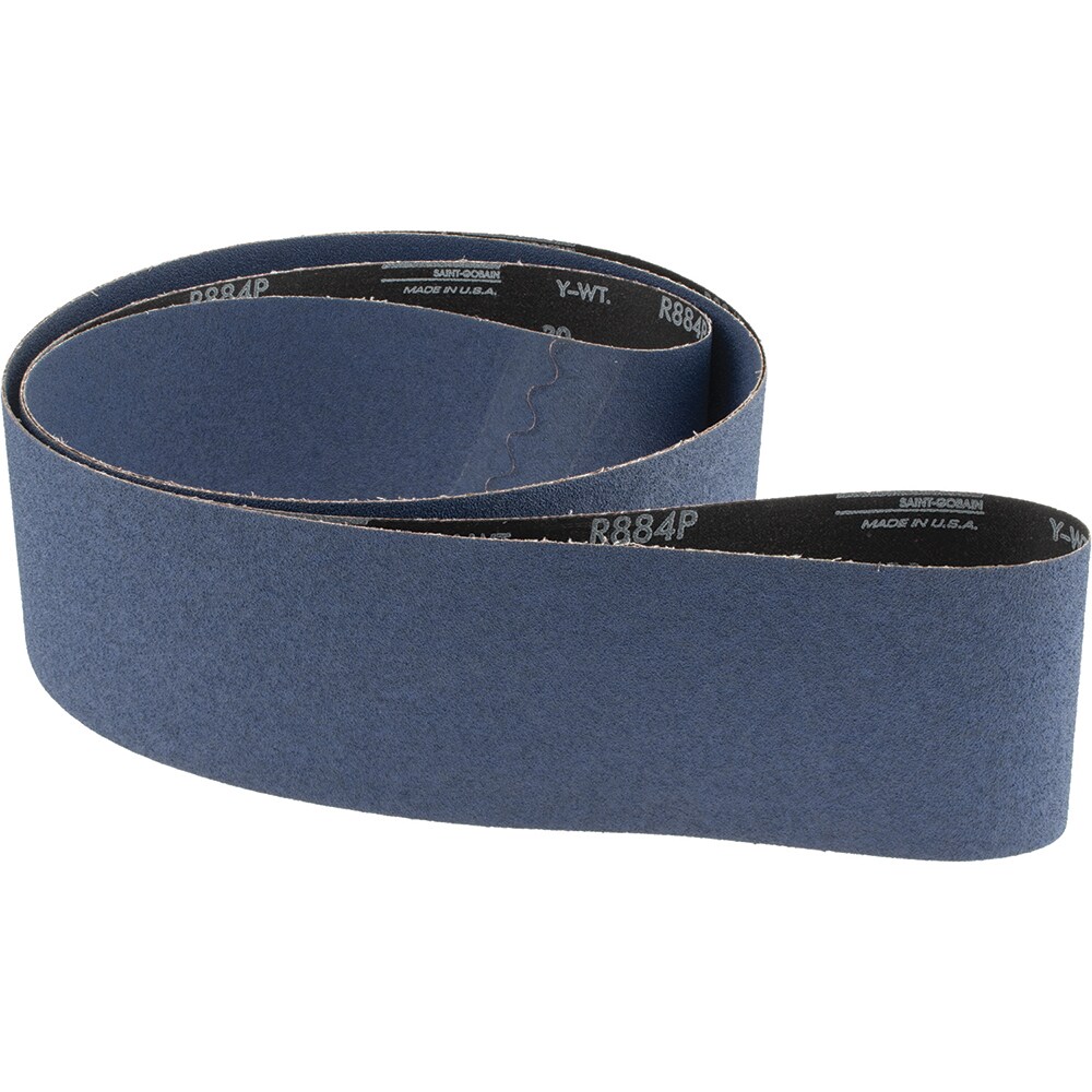 Norton 78072750279 Abrasive Belt: 4" Wide, 132" Long, 80 Grit, Zirconia Alumina Image