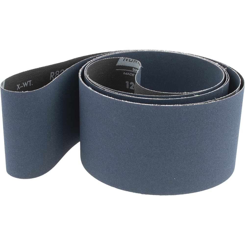 Norton 78072728901 Abrasive Belt: 4" Wide, 132" Long, 120 Grit, Zirconia Alumina Image