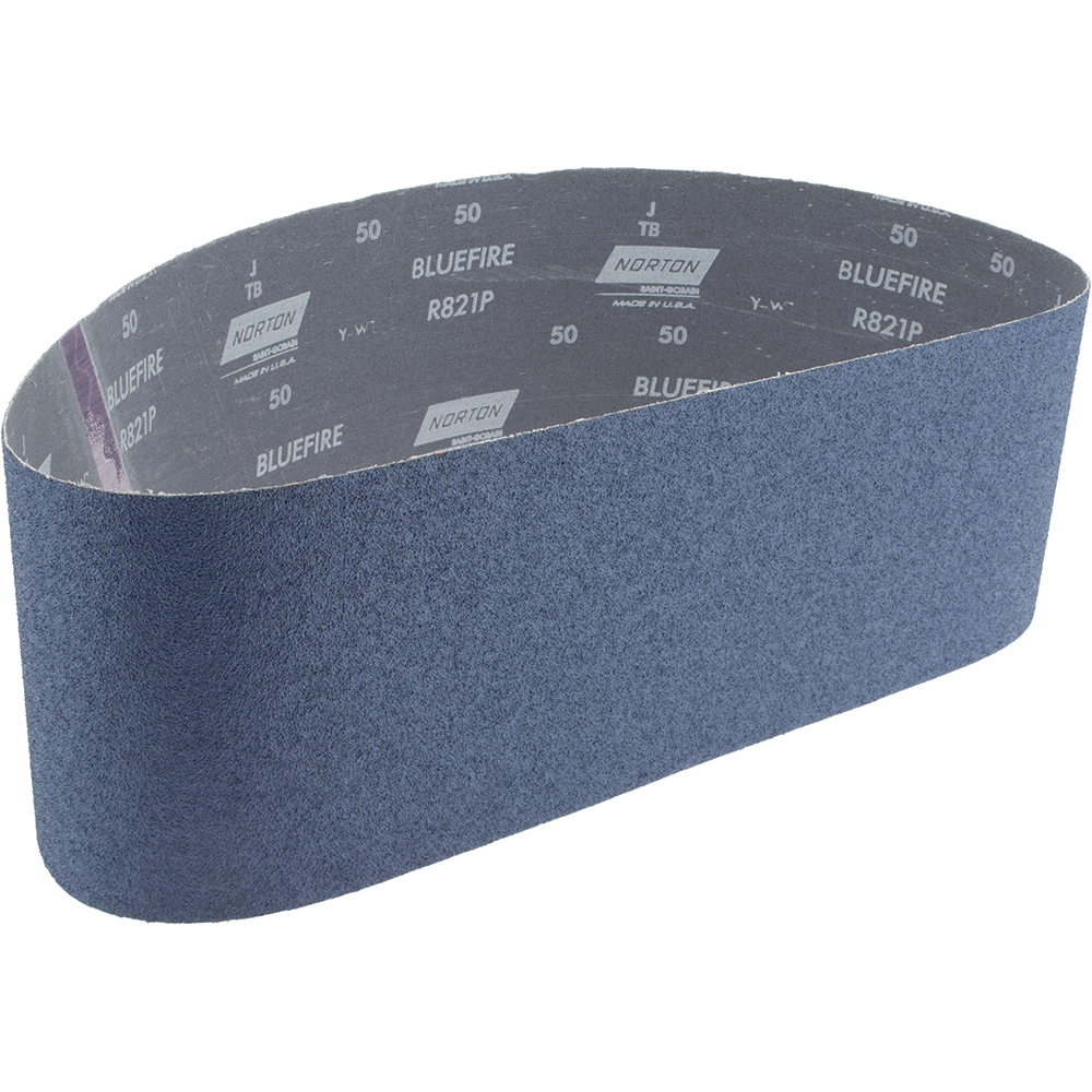 Norton Abrasive Belt 6" Wide, 48" Long, 50 Grit, Zirconia Alumina