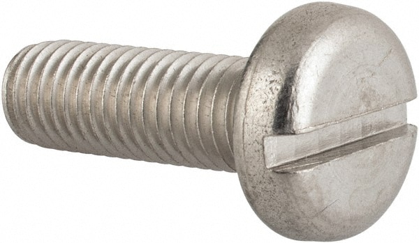 Value Collection MASPM0100030CP Machine Screw: Pan Head, Slotted Image