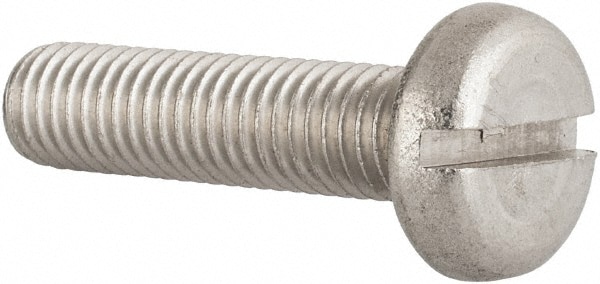 Value Collection MASPM0100040CP Machine Screw: Pan Head, Slotted Image