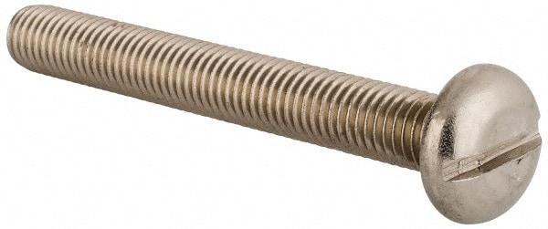 Value Collection MASPM0100080CP Machine Screw: Pan Head, Slotted Image