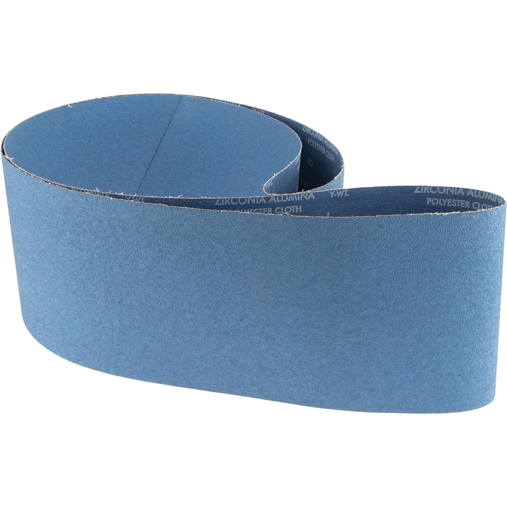 Norton 78072750499 Abrasive Belt: 8" Wide, 107" Long, 50 Grit, Zirconia Alumina Image