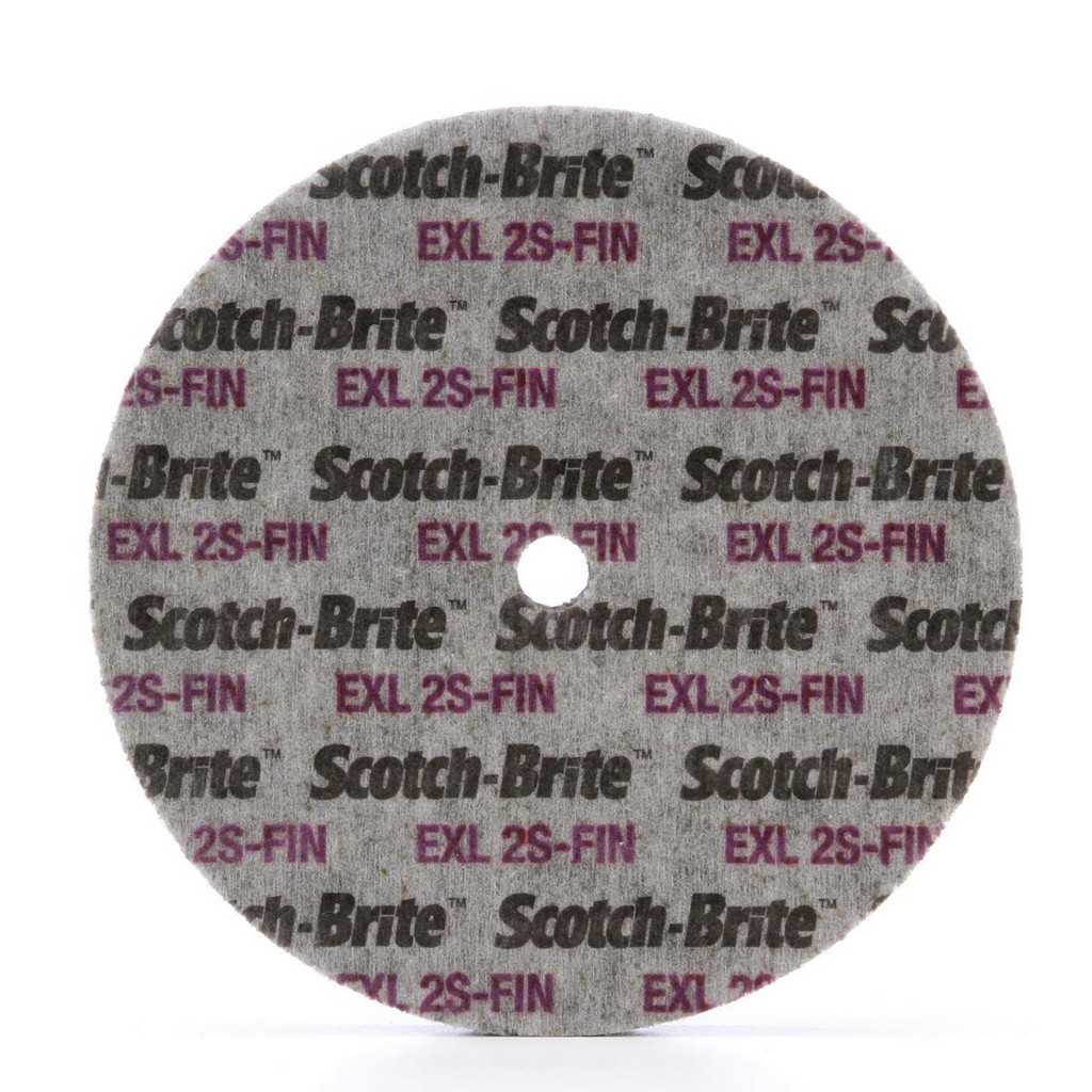 3M | Scotch-Brite™ Deburring Wheel: 14" Dia, 1/2" Face Width, 1-1/4" Hole, 2 Density, Silicon Carbide - Fine Grade, Unitized, Series XL-UW