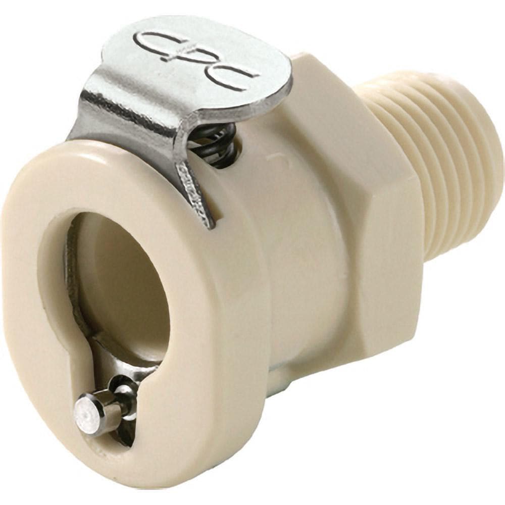 Cpc Colder Products Push To Connect Tube Fitting Connector Straight 18 Thread 85148633 9051