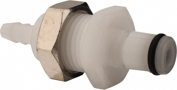 Push-to-Connect Tube Fitting: Connector, Straight, 1/8" ID