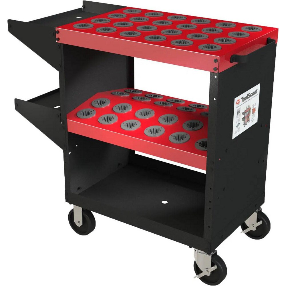 48 Tool Capacity, 30 Taper Size ToolScoot CNC Tool Cart
