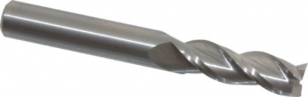 Kennametal 5059203 Square End Mill: 3/8 Dia, 1-1/8 LOC, 3/8 Shank Dia, 3 OAL, 3 Flutes, Solid Carbide Image