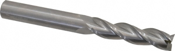 Kennametal 5059167 Square End Mill: 1/2 Dia, 2 LOC, 1/2 Shank Dia, 4-1/2 OAL, 3 Flutes, Solid Carbide Image