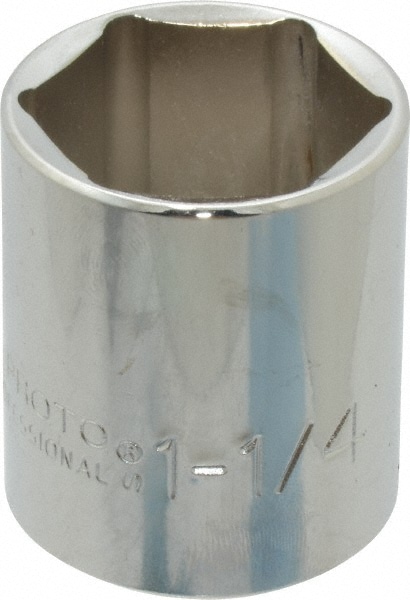 PROTO J5440H Hand Socket: 1-1/4" Socket, 6-Point Image