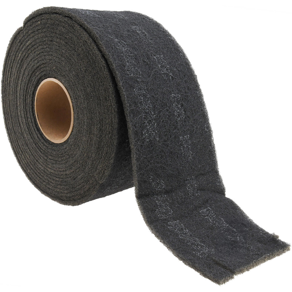 3M | Scotch-Brite™ Non-Woven Roll: Silicon Carbide, 5" Wide, 30' Long - Very Fine, Gray | Part #00048011051987