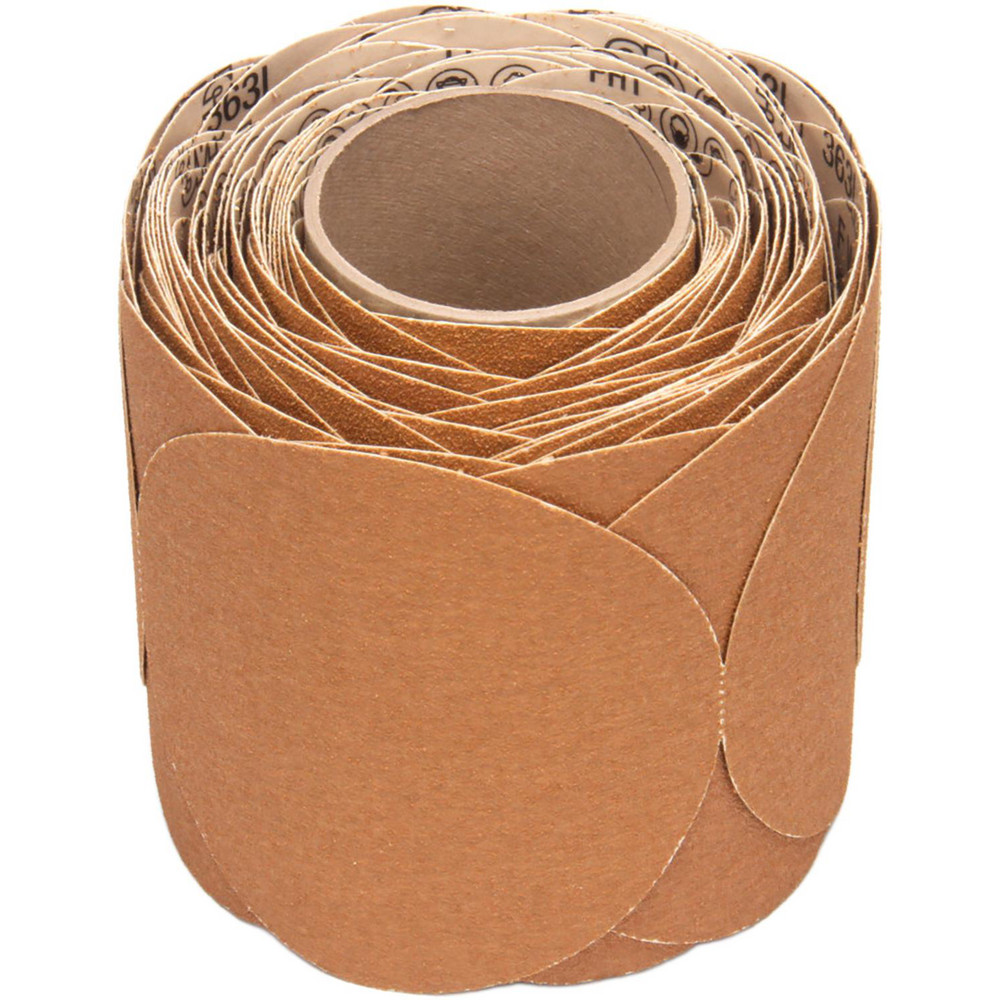 PSA Disc: 6" Disc Dia, 120 Grit, Aluminum Oxide