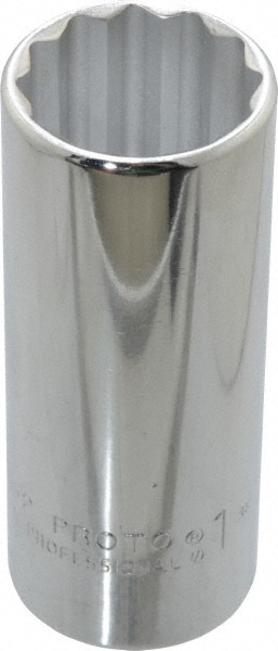 PROTO J5332 Deep Hand Socket: 1" Socket, 12-Point Image