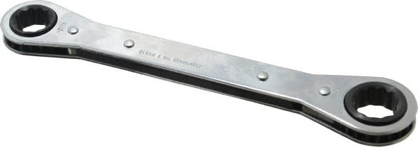 Box End Wrench: 5/8 x 11/16", 12 Point, Double End