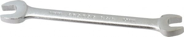 Open End Wrench: Double End Head, 10 mm x 11 mm, Double Ended