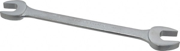 Open End Wrench: Double End Head, 16 mm x 17 mm, Double Ended