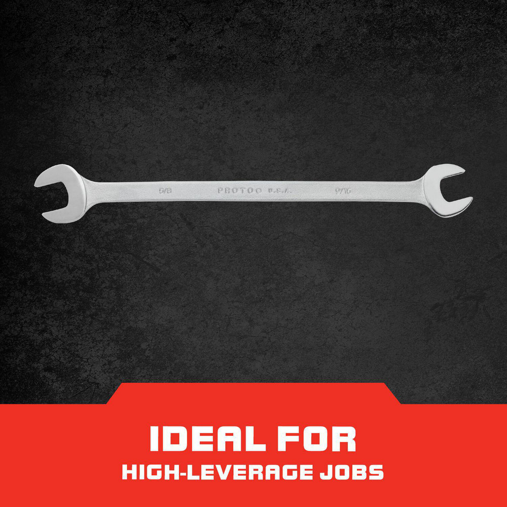 Proto J3426 1/2 X 9/16 Extra Thin Open End Wrench – 10 OAL, Double End