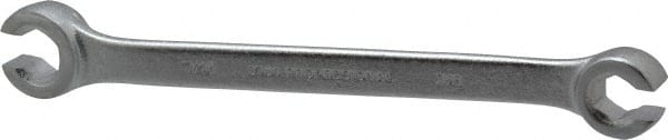 3/8 x 7/16", Chrome Finish, Open End Flare Nut Wrench