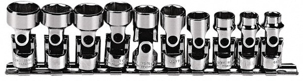 PROTO J52201 Standard Socket Set: 10 Pc Image