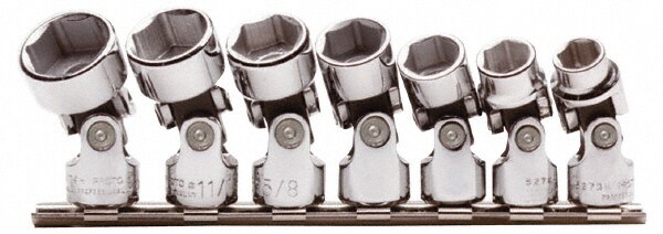 PROTO J52100 Standard Socket Set: 7 Pc Image