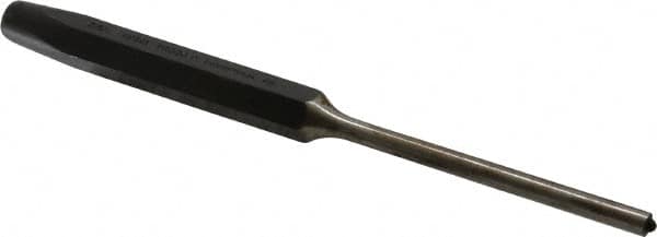 911035-3 Proto Drive Pin Punch: 5/32 in Tip Size, 5/16 in Shank Wd, 5 1/2  in Overall Lg, Hexagon, Flat, SAE