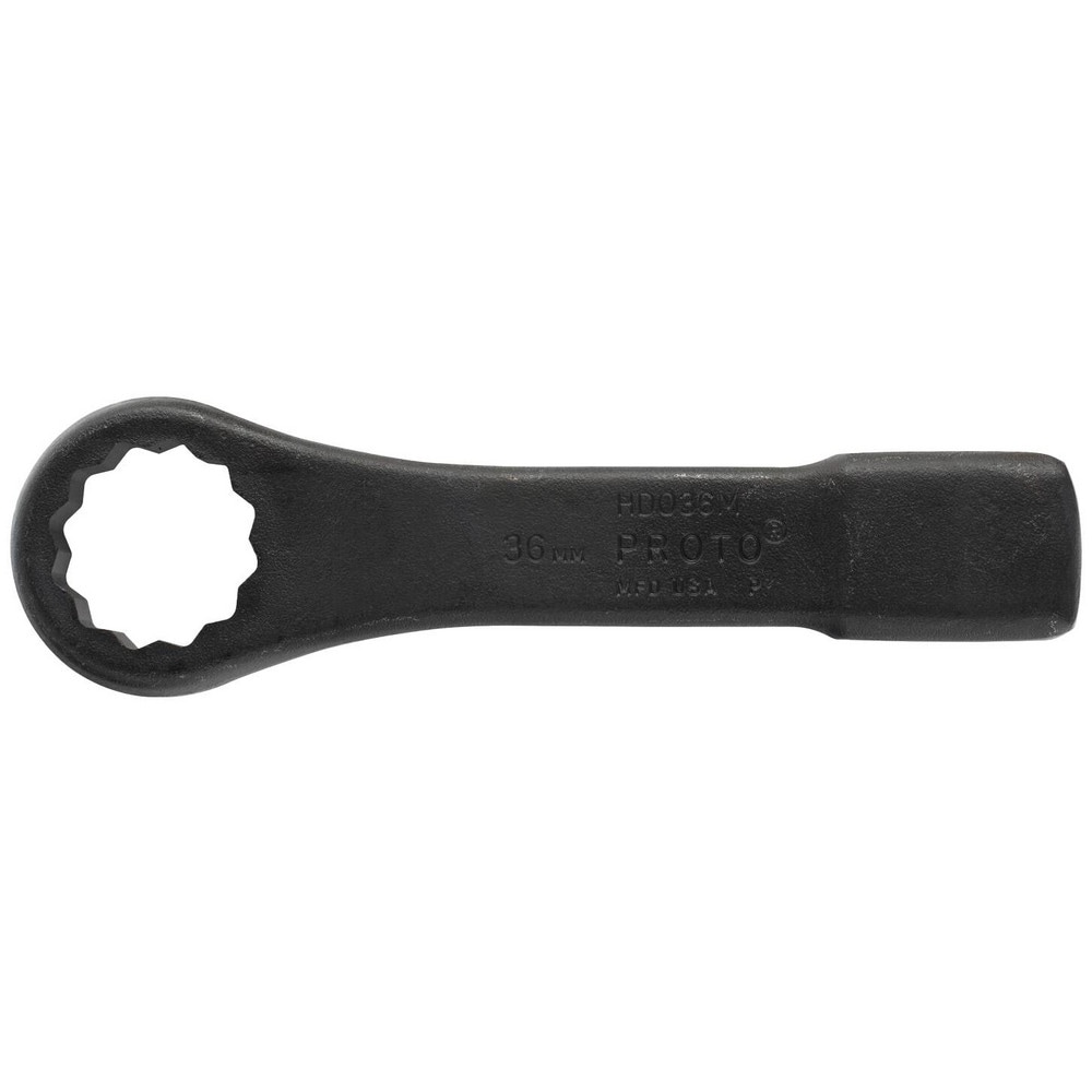 Box End Striking Wrench: 32 mm, 12 Point, Single End