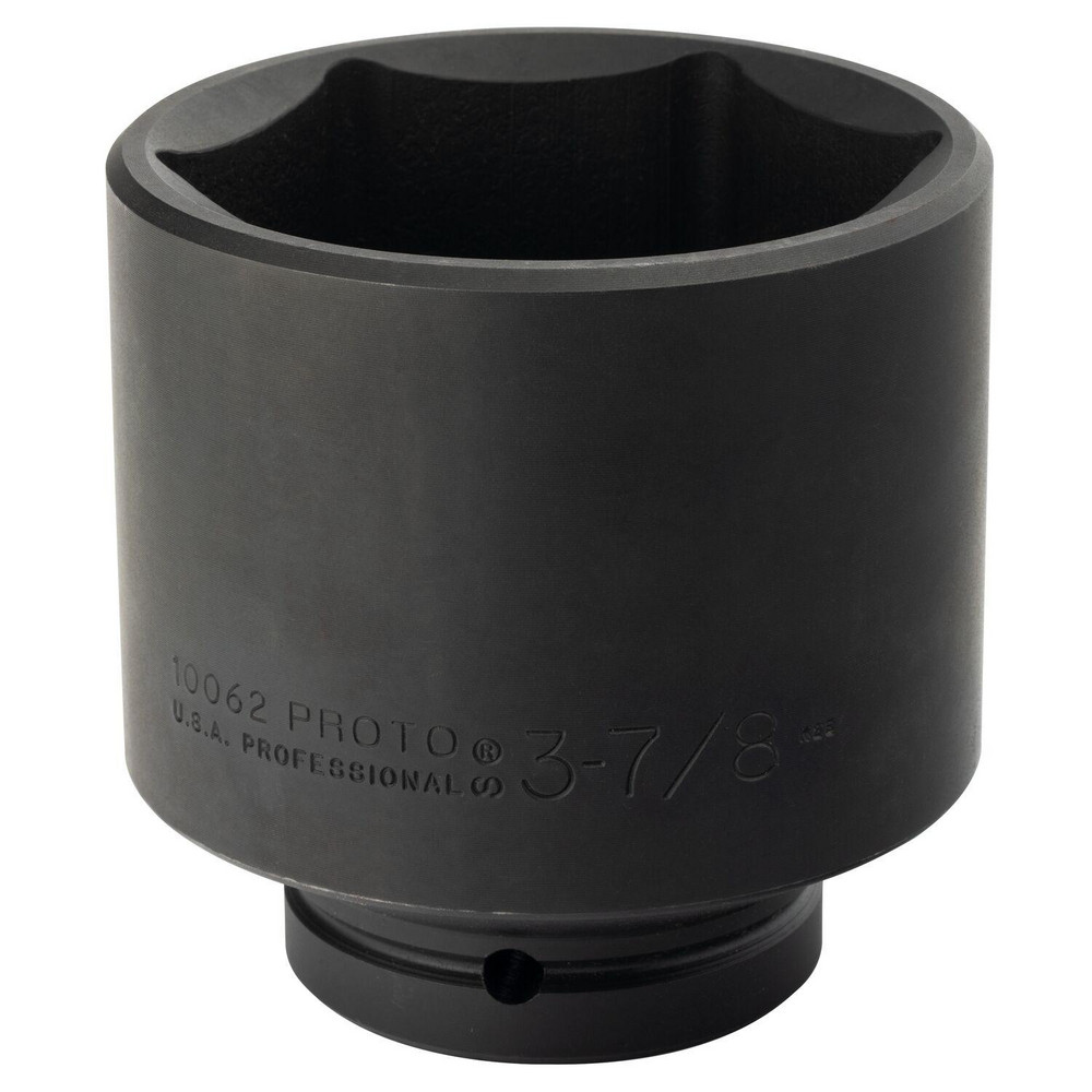 Impact Socket: 1" Drive, 3-7/8" Socket, Hex Drive - 6 Point, 5" OAL