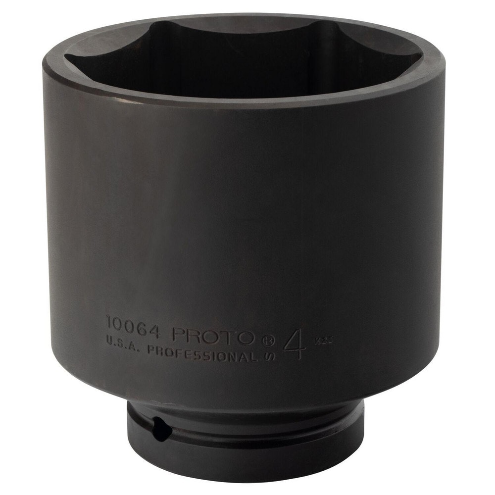 Impact Socket: 1" Drive, 4" Socket, Hex Drive