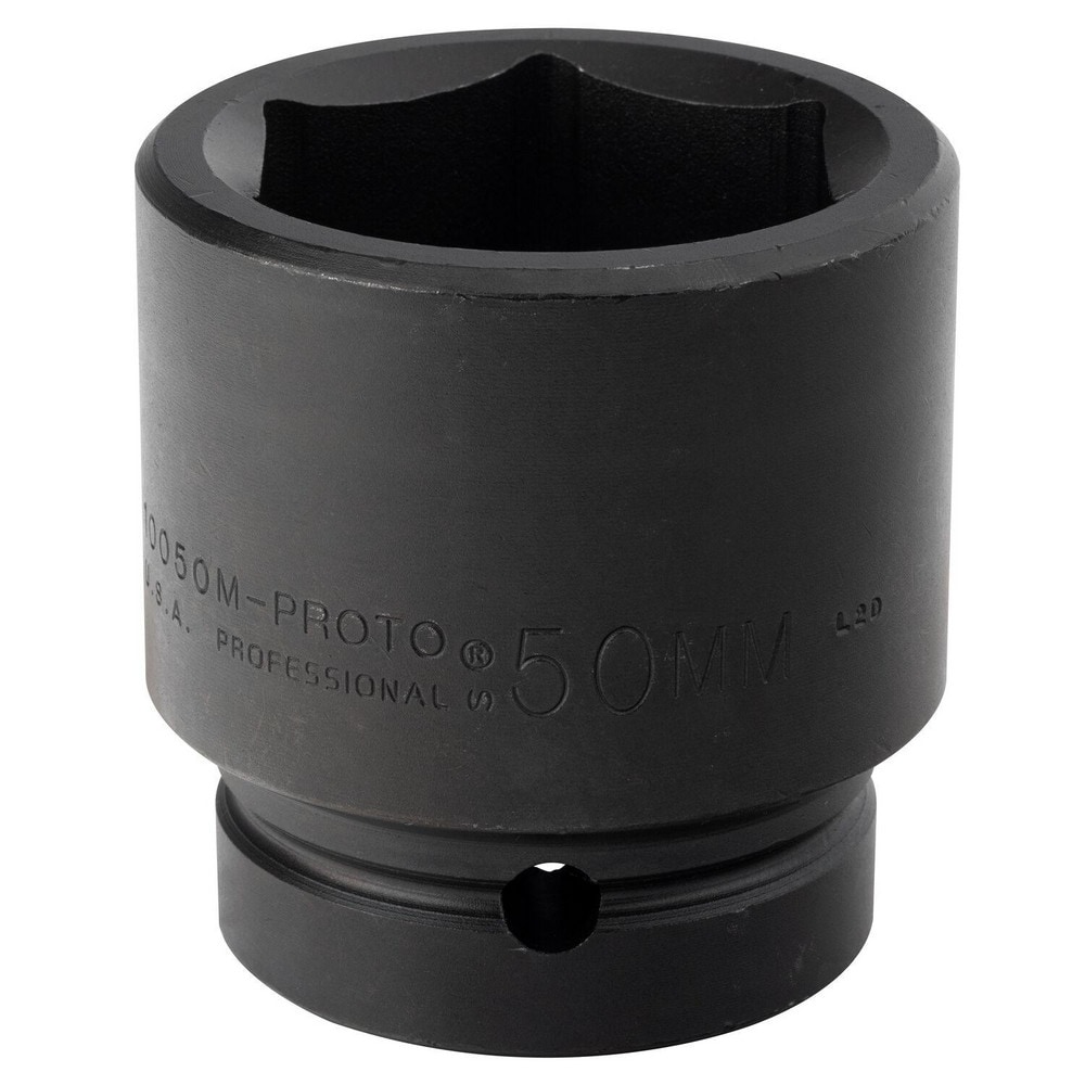 Impact Socket: 1" Drive, 50mm Socket, Hex Drive