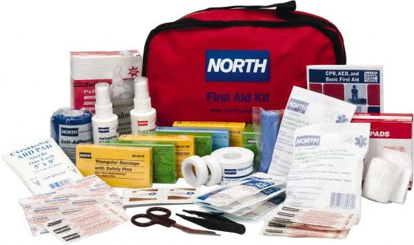 North 018504-4222 187 Piece, 25 Person, Multipurpose/Auto/Travel First Aid Kit 
