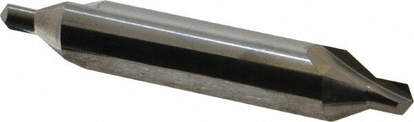 Combo Drill & Countersink: #6, 1/2" Body Dia, 1180, Solid Carbide