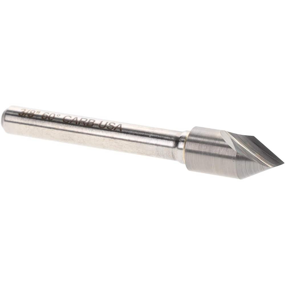 Atrax 331-005050 Countersink: 3/8" Head Dia, 60 ° Included Angle, 1 Flute, Alloy Steel, Right Hand Cut 