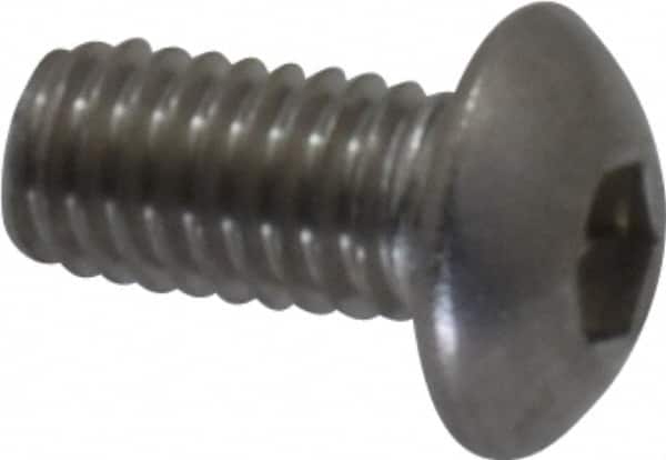 Value Collection Button Socket Cap Screw: Stainless Steel, Uncoated  85265494 MSC Industrial Supply