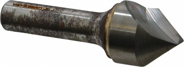 1" Head Diam, 1/2" Shank Diam, 1 Flute 82° Solid Carbide Countersink