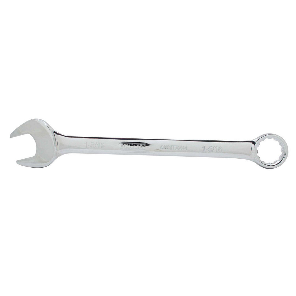 DeWALT Combination Wrench: 1-5/16" Head Size, 15 deg Offset - 18-1/2" OAL, Steel, Chrome Finish | 2-Pack | Part #DWMT74444OSP