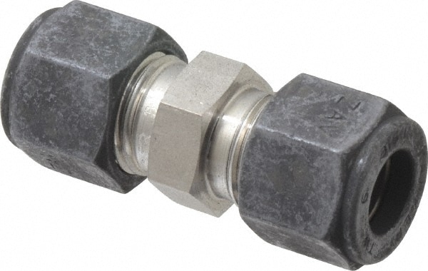 Parker 6-6 HBZ-SS Compression Tube Union: Compression x Compression Image