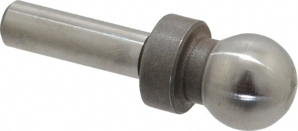 Jergens 29044 Shoulder Tooling Ball: Inspection, 1/2" Ball Dia, 1/4" Shank Dia, Slip-Fit Image