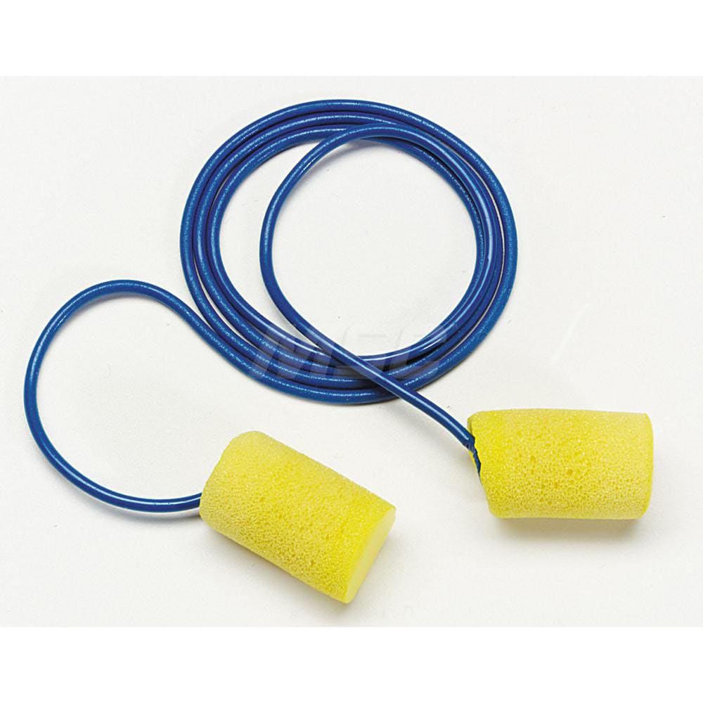 Earplug: 33dB, Foam, Barrel, Roll Down, Corded