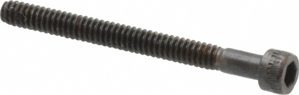 Made in USA 10065 Hex Head Cap Screw: #4-40 x 1-1/4", Alloy Steel, Black Oxide Finish Image