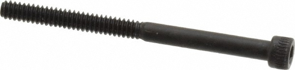 Made in USA 10068 Hex Head Cap Screw: #4-40 x 1-1/2", Alloy Steel, Black Oxide Finish Image