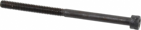 Made in USA 8C250KCS Low Head Socket Cap Screw: #8-32, 2-1/2" Length Under Head, Socket Cap Head, Hex Socket Drive, Alloy Steel, Black Oxide Finish Image