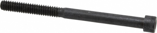 Made in USA 25C325KCS Low Head Socket Cap Screw: 1/4-20, 3-1/4" Length Under Head, Socket Cap Head, Hex Socket Drive, Alloy Steel, Black Oxide Finish Image