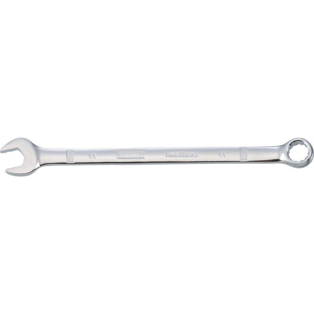 DeWALT Combination Wrench: 11.00 mm Head Size, 15 deg Offset - Steel, Chrome Finish | 4-Pack | Part #DWMT72212OSP
