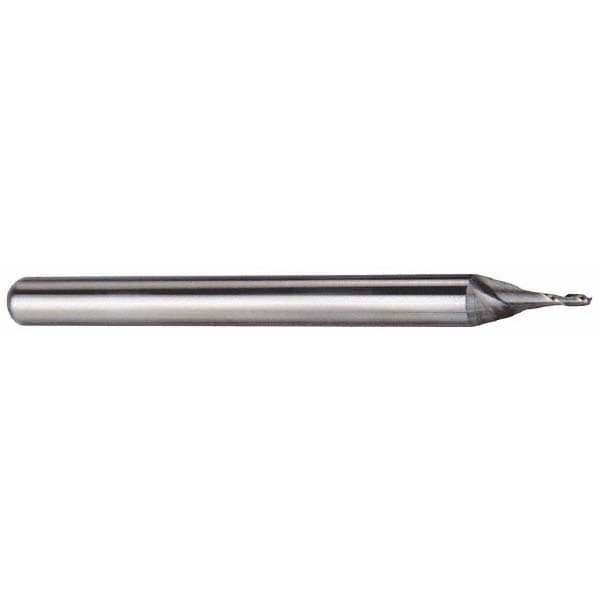 SGS 31719 Square End Mill: 7/16 Dia, 5/8 LOC, 7/16 Shank Dia, 2-1/2 OAL, 2 Flutes, Solid Carbide Image