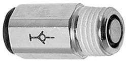 Legris 3091 60 18 Push-To-Connect Tube to Male & Tube to Male NPT Tube Fitting: Self-Sealing Male, 3/8" Thread, 3/8" OD Image