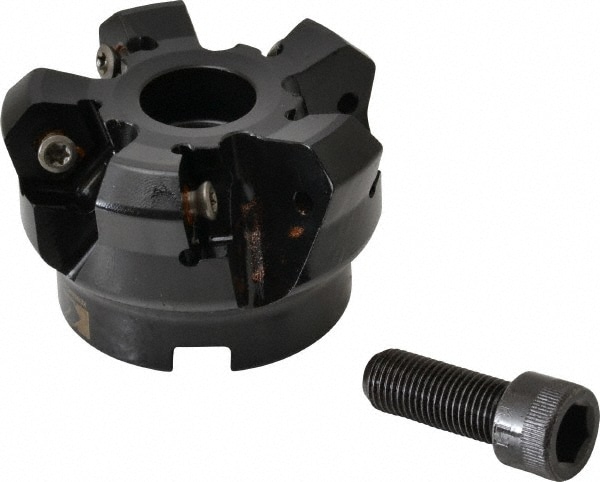 Kennametal 3326851 2" Cut Diam, 3/4" Arbor Hole, 4.51mm Max Depth of Cut, 45° Indexable Chamfer & Angle Face Mill Image